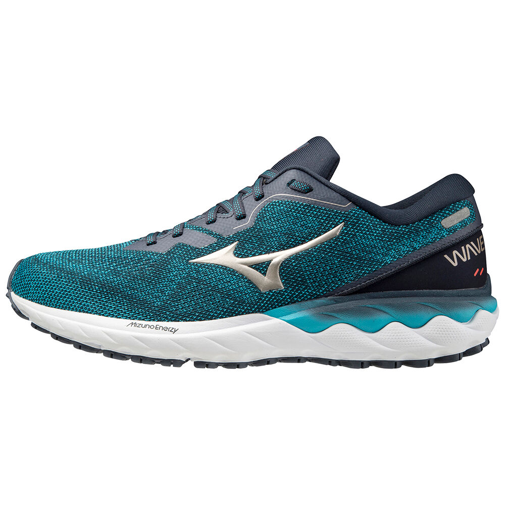 Scarpe Running Mizuno Wave Skyrise 2 Uomo - Verde Acqua/Platino - 18039-ZVLG